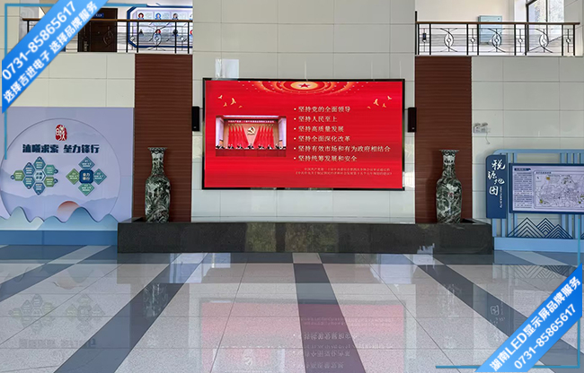 長沙某縣稅務局政務大廳LED顯示屏