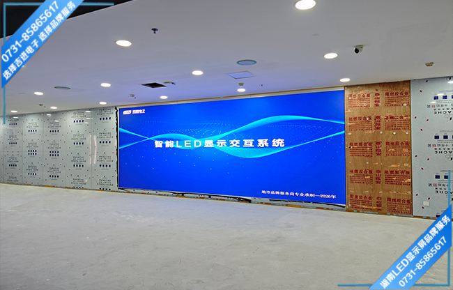 長沙岳麓山大學(xué)科技城科技創(chuàng)意園某醫(yī)療企業(yè)報(bào)告廳LED顯示屏